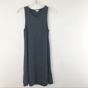 MADEWELL highpoint tank swing cotton dress stripe